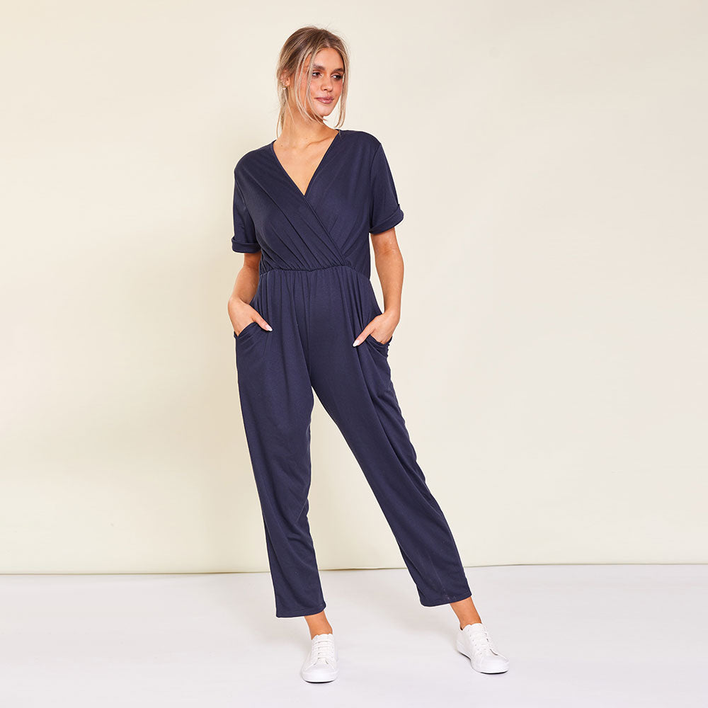 Navy store casual jumpsuit