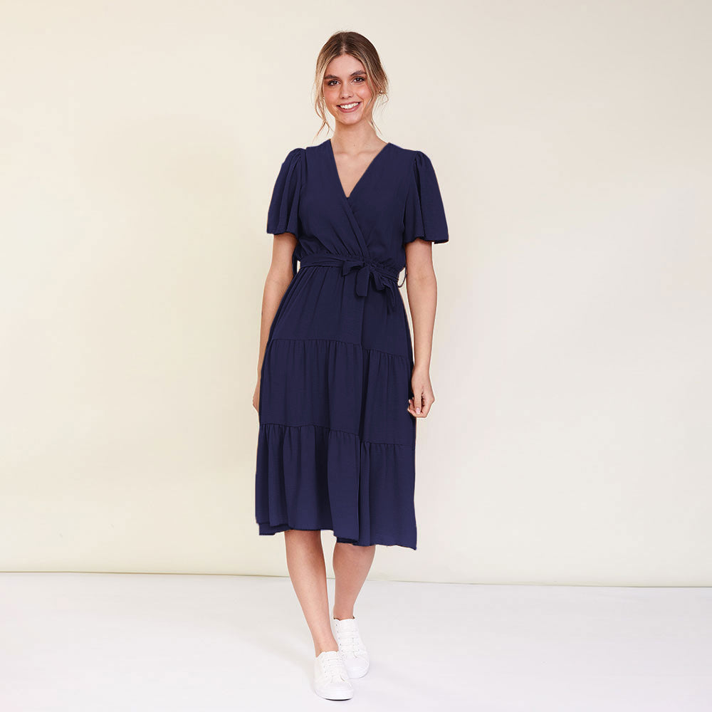 Camille Dress (Navy)