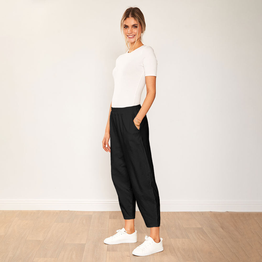Blaire Trousers (Black) - The Casual Company