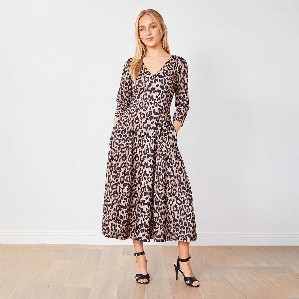 Carter Dress (Leopard)