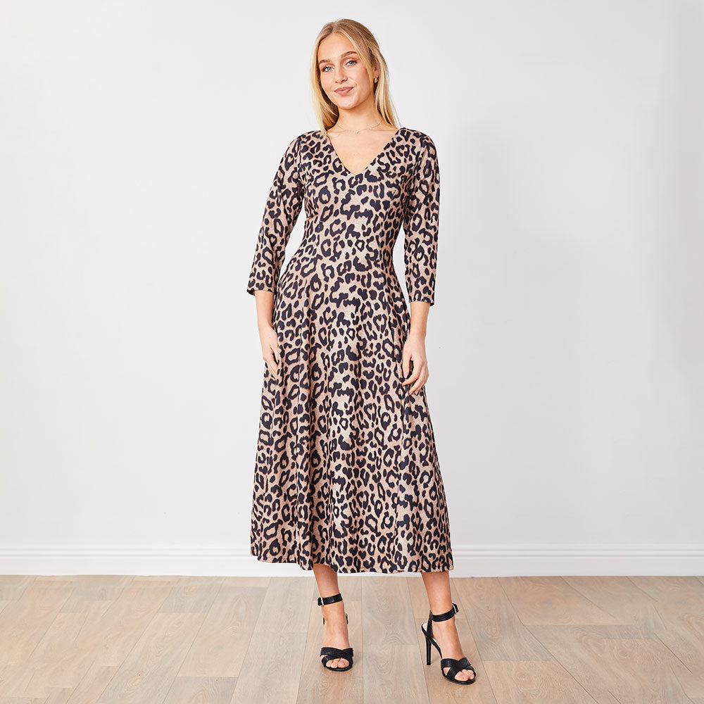 Carter Dress (Leopard)