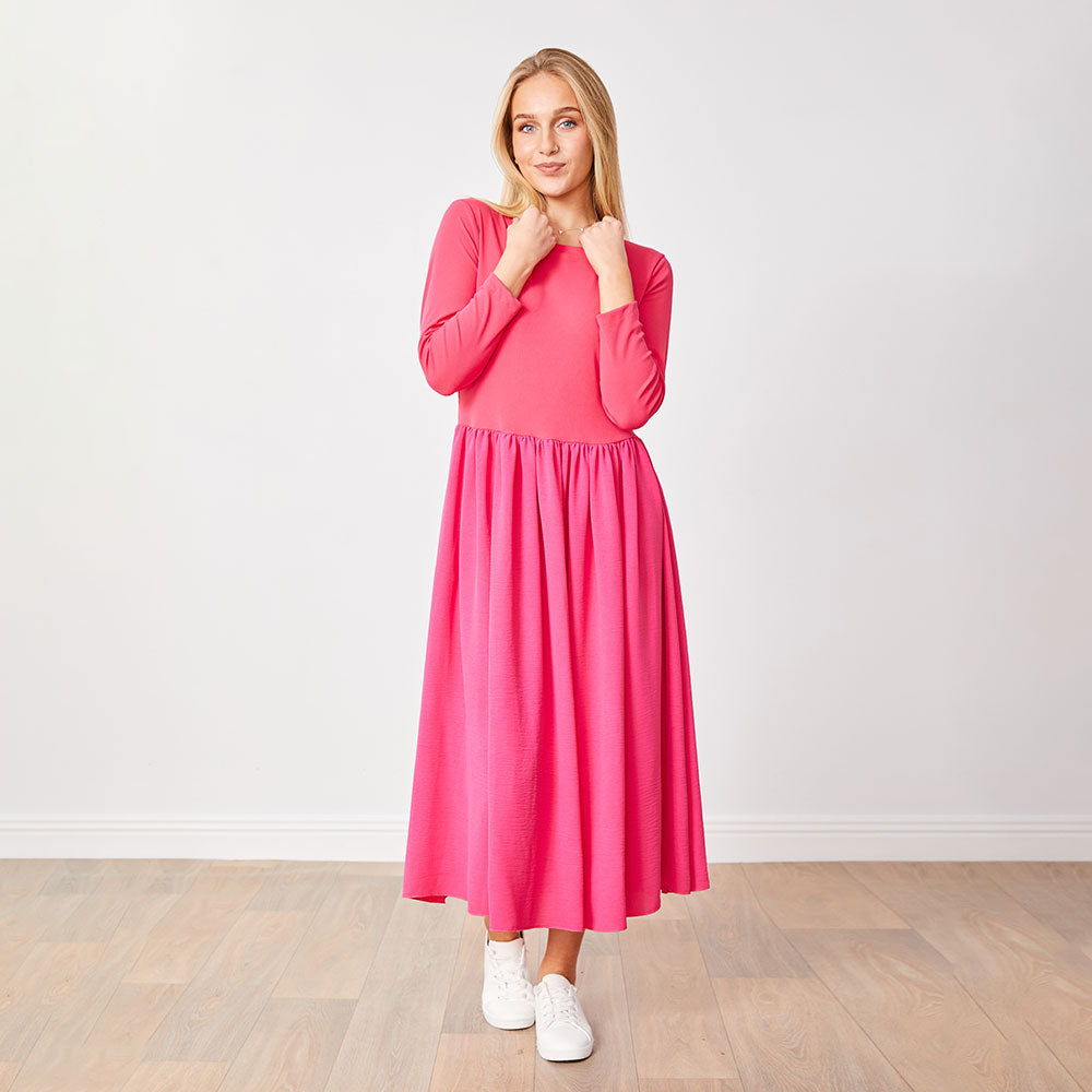 Ronsen Dress (Fuschia)