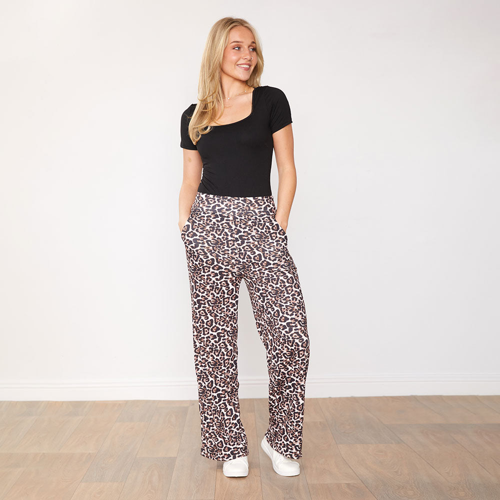 Sadie Trousers (Leopard)