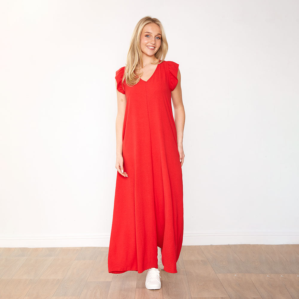 Avery Jumpsuit (Red)