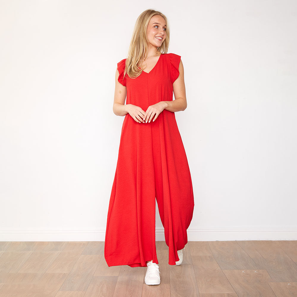 Avery Jumpsuit (Red)