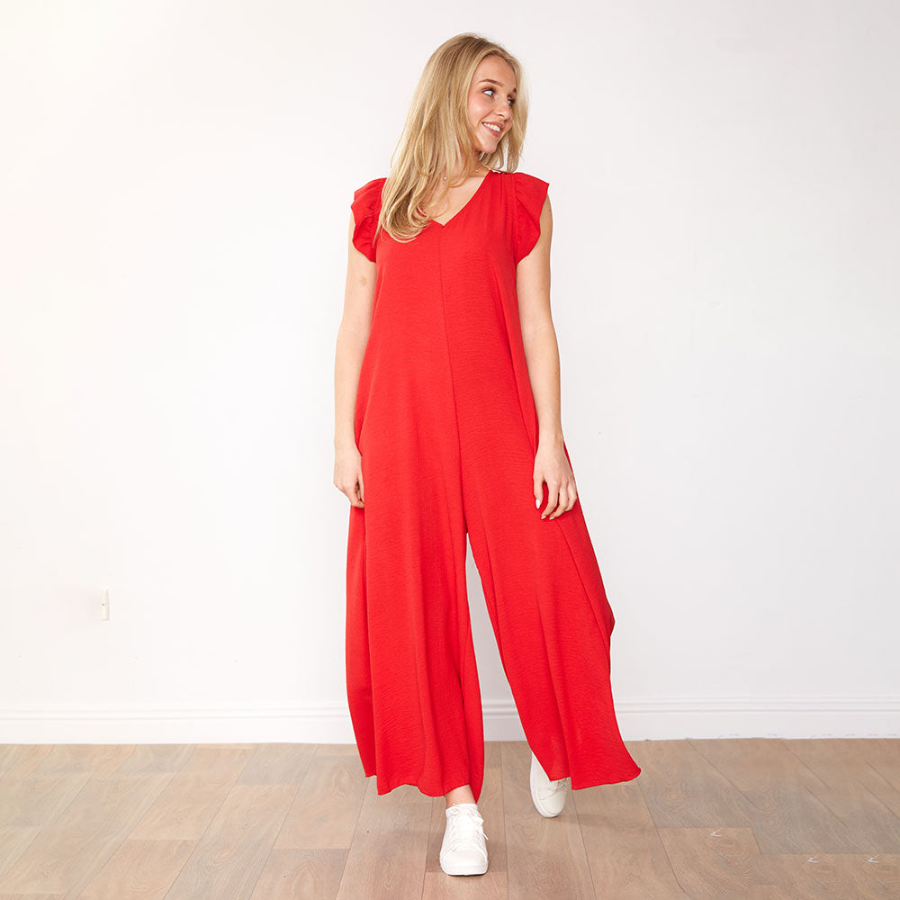 Avery Jumpsuit (Red)