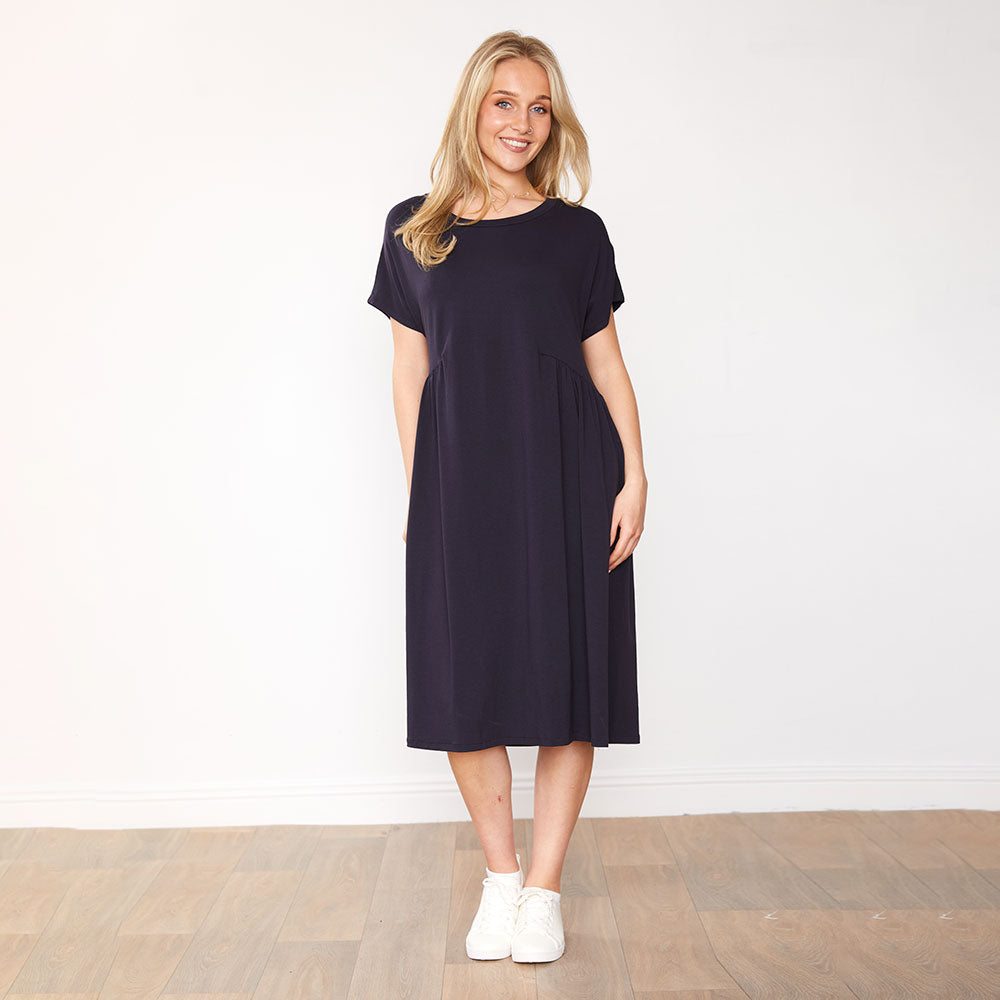 Aaliyah Dress (Navy)