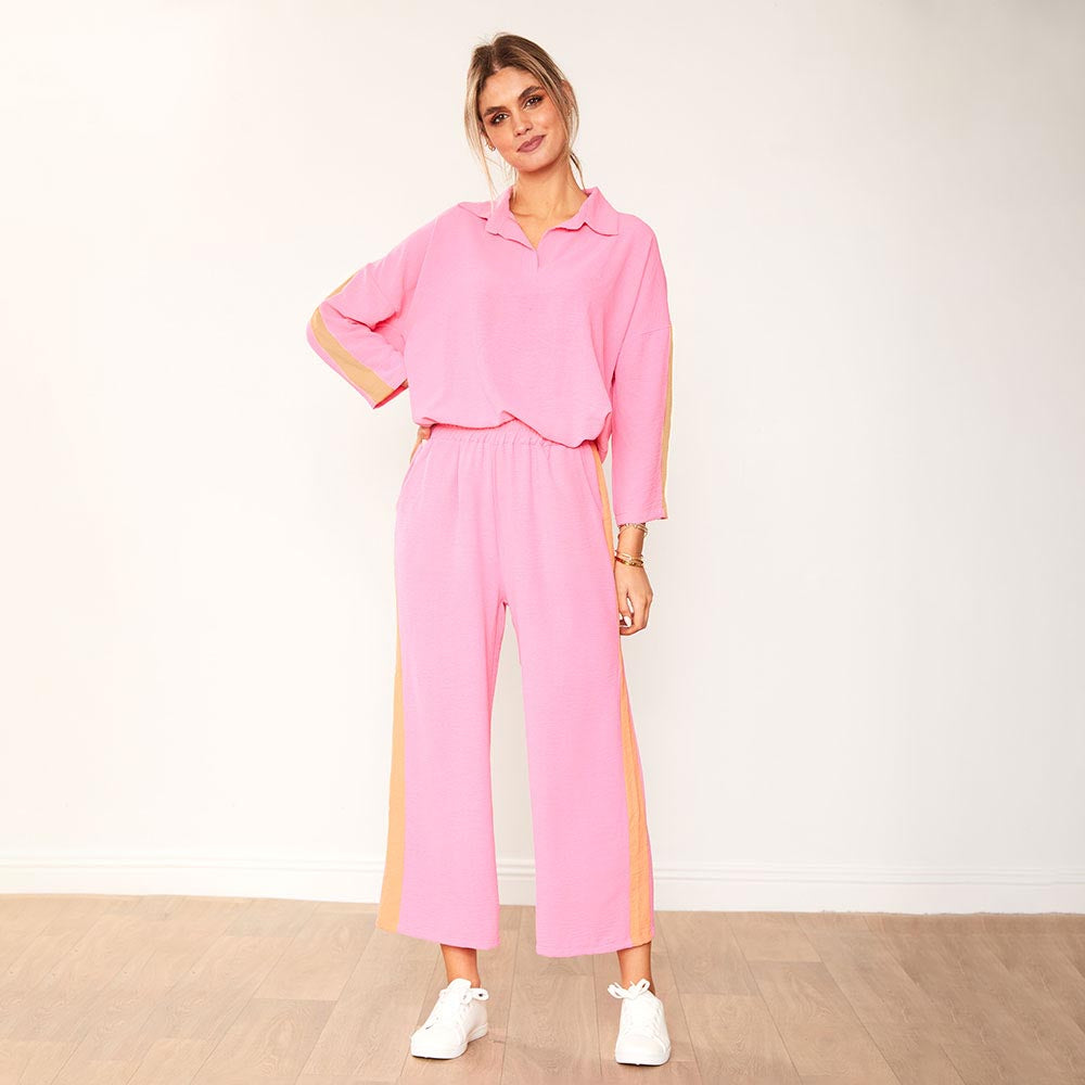 Clara Co-Ord (Pink/Orange)