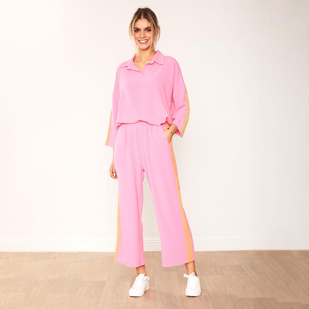 Clara Co-Ord (Pink/Orange)