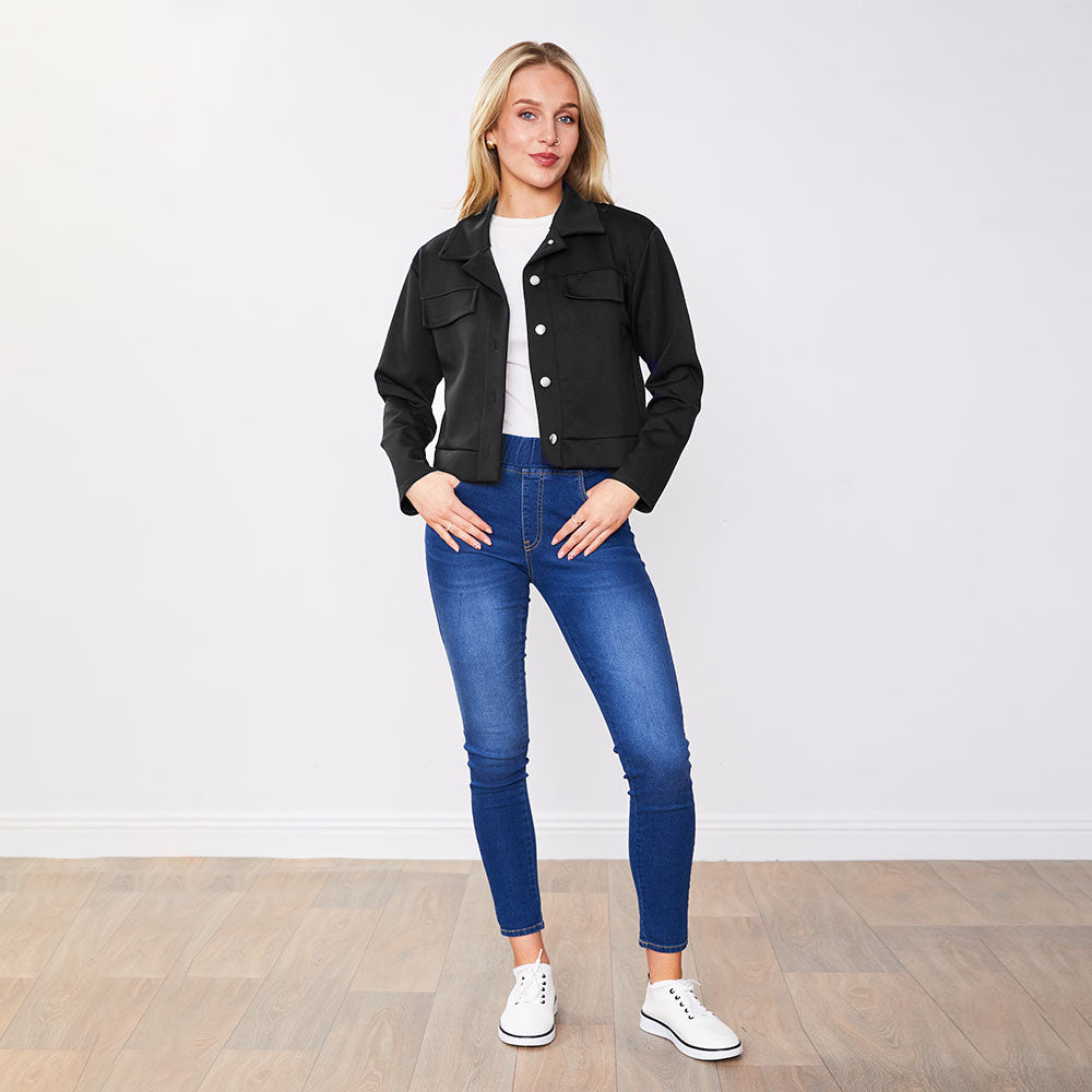 Tessa Trouser (Checkered) & Clifton Jacket (Black) (2 for €68)