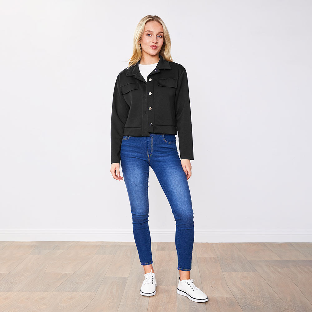 Tessa Trouser (Checkered) & Clifton Jacket (Black) (2 for €68)