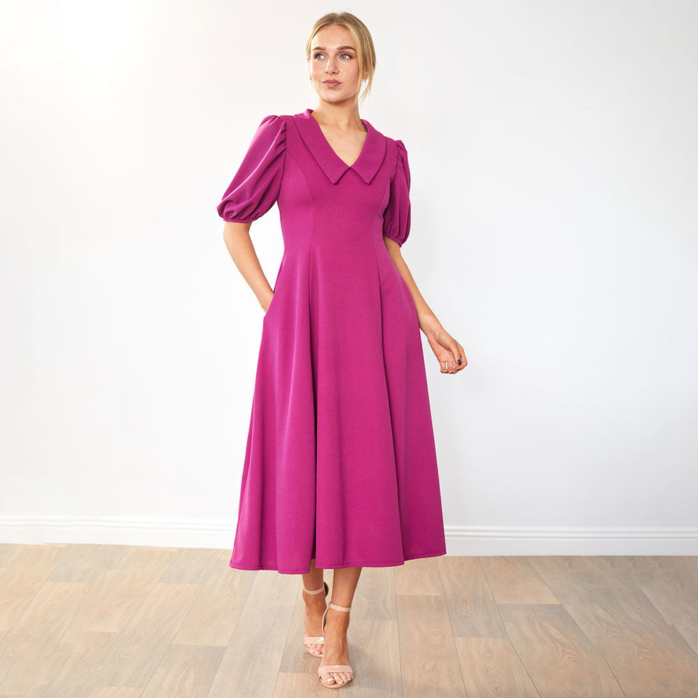 Cora Dress (Berry)