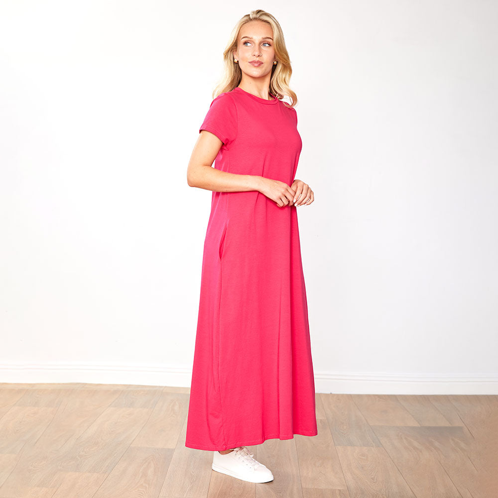 Cristina Dress (Fuchsia)