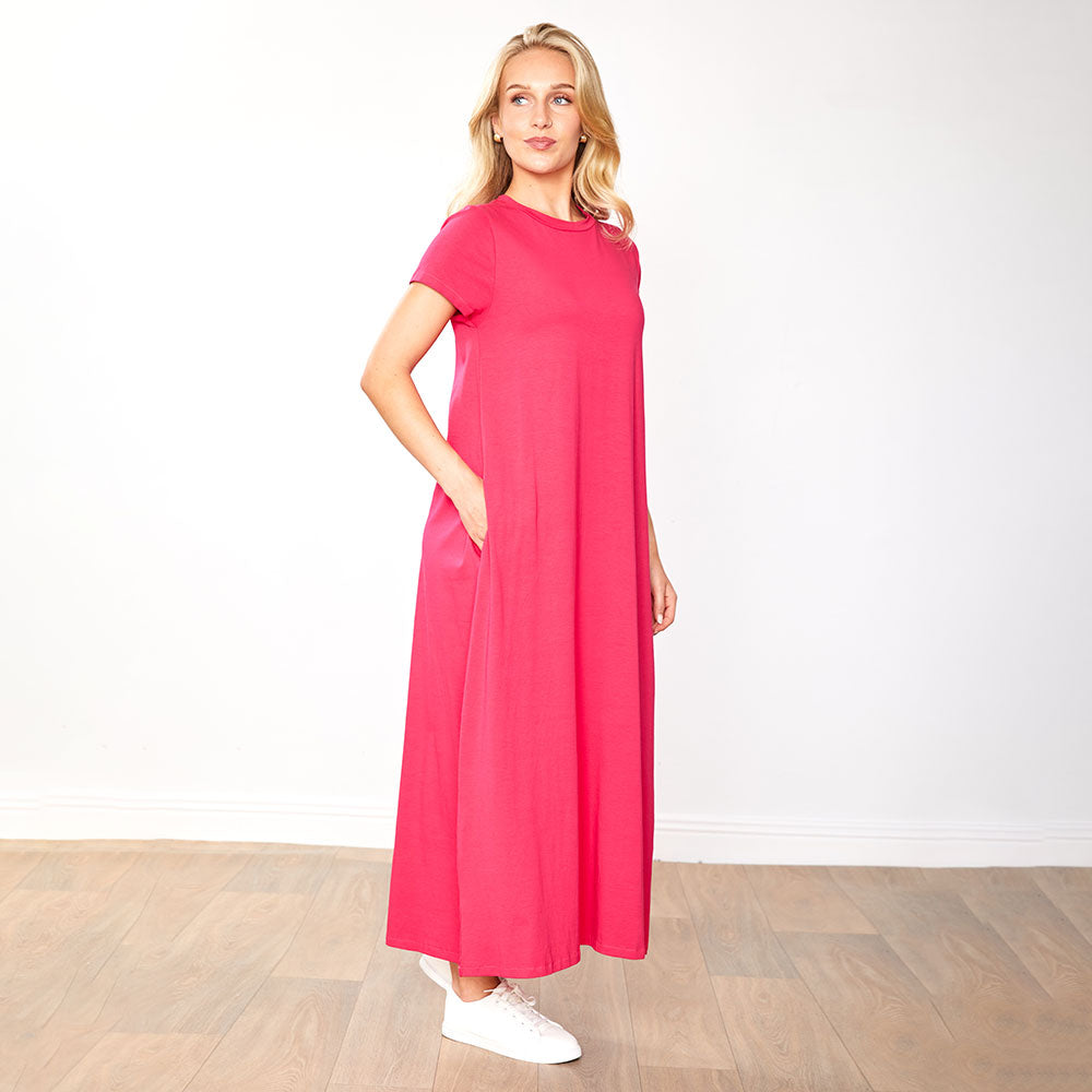 Cristina Dress (Fuchsia)