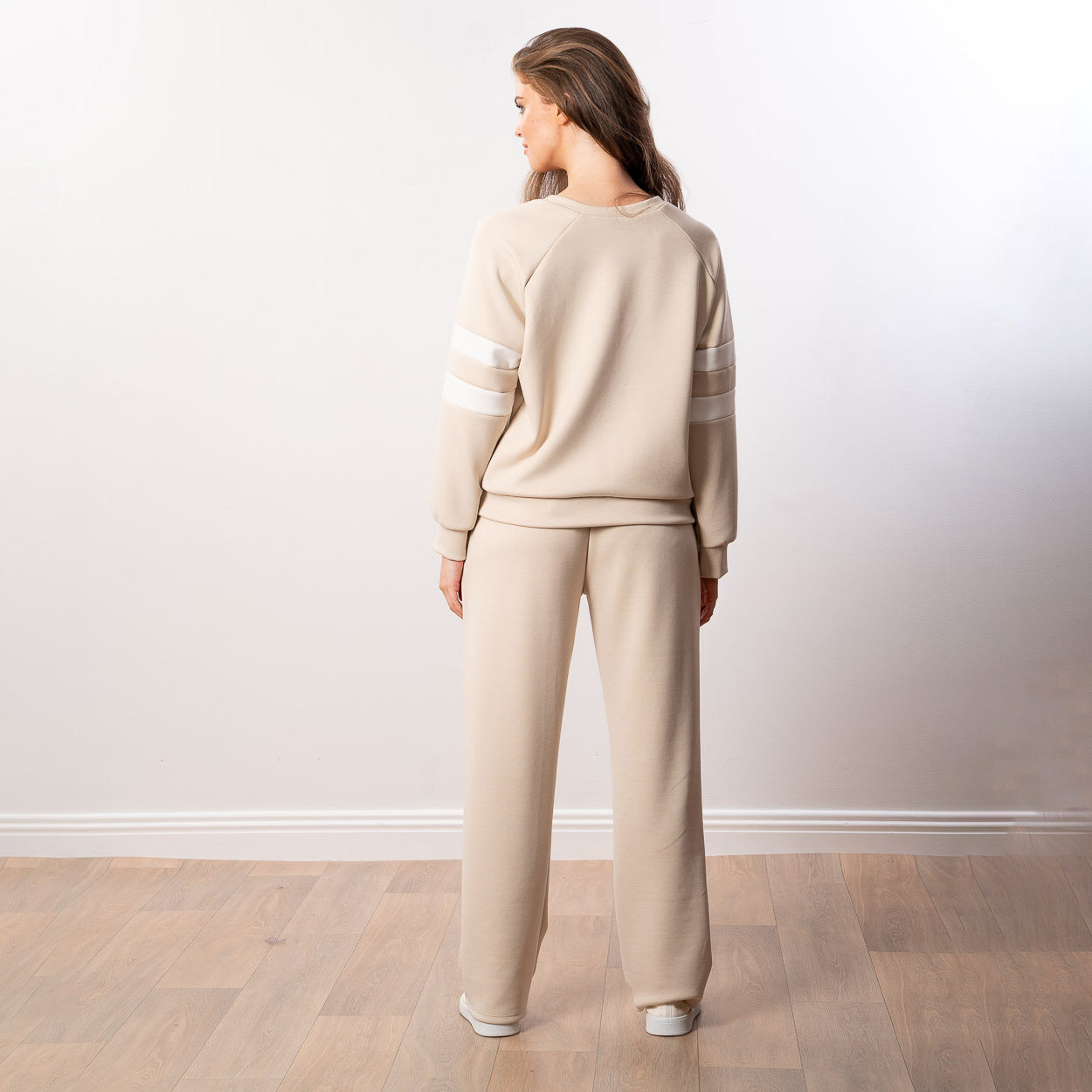 Jasmine Stripe Co-ord (Beige)