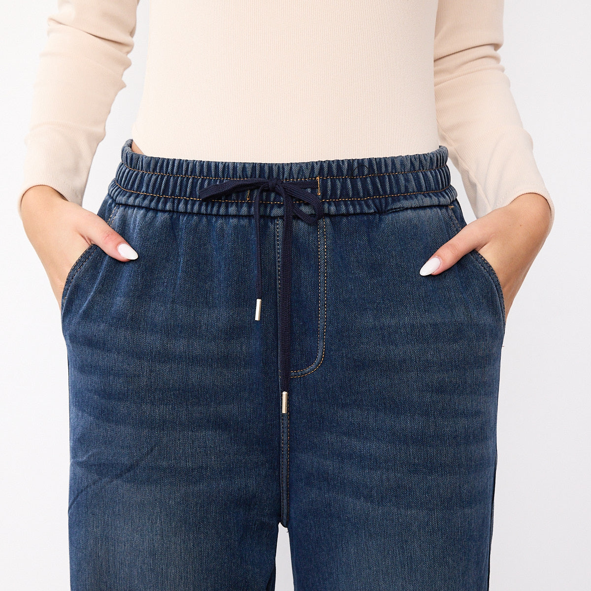 Dani Denim Jogger Pants