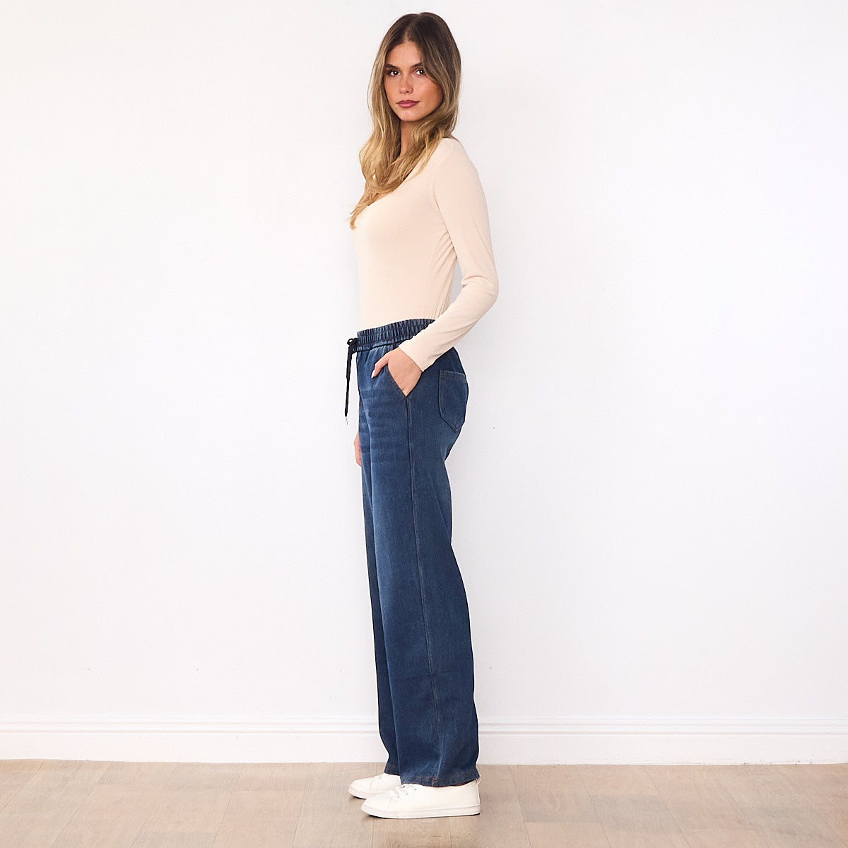 Dani Denim Jogger Pants
