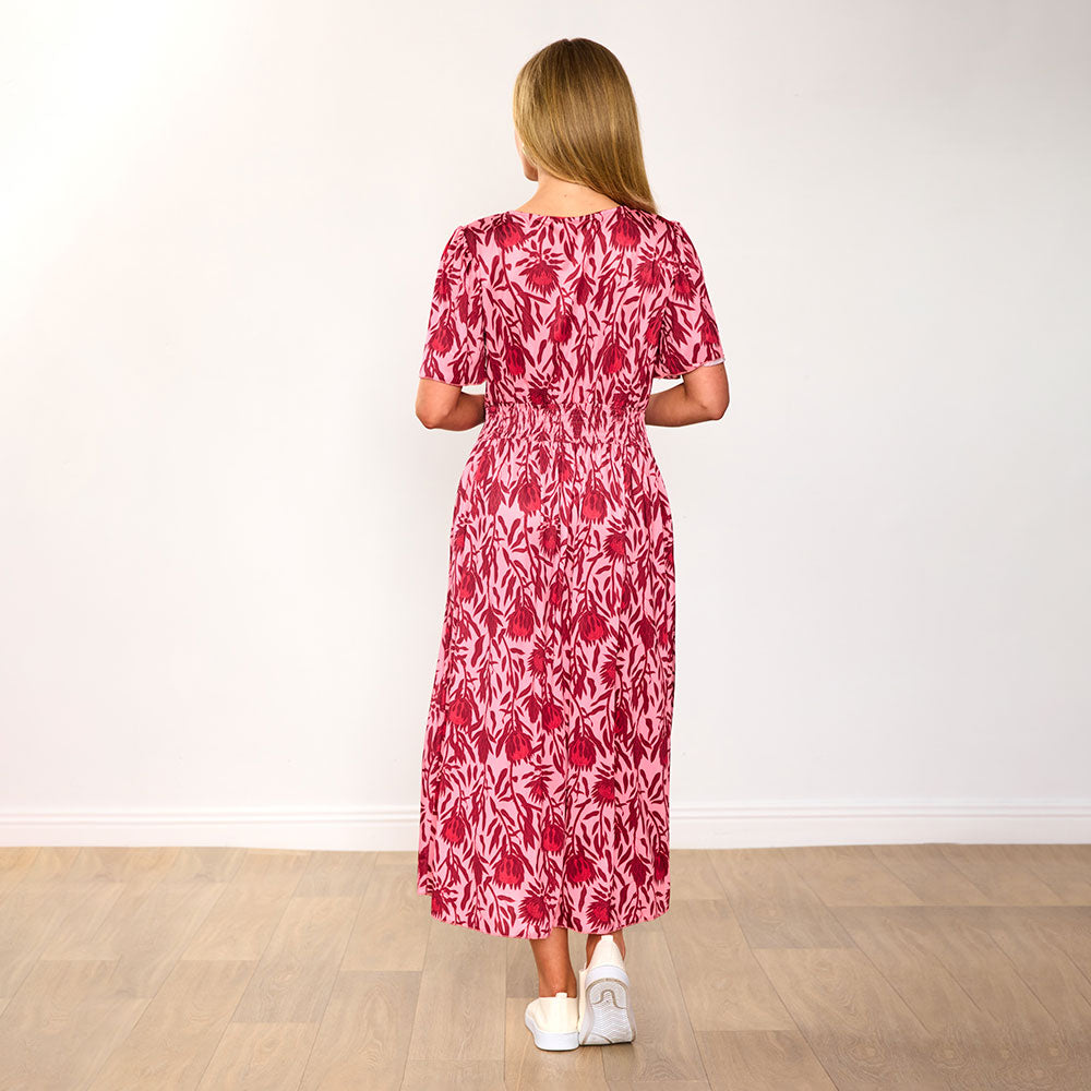 Whitney Dress (Red Bloom)