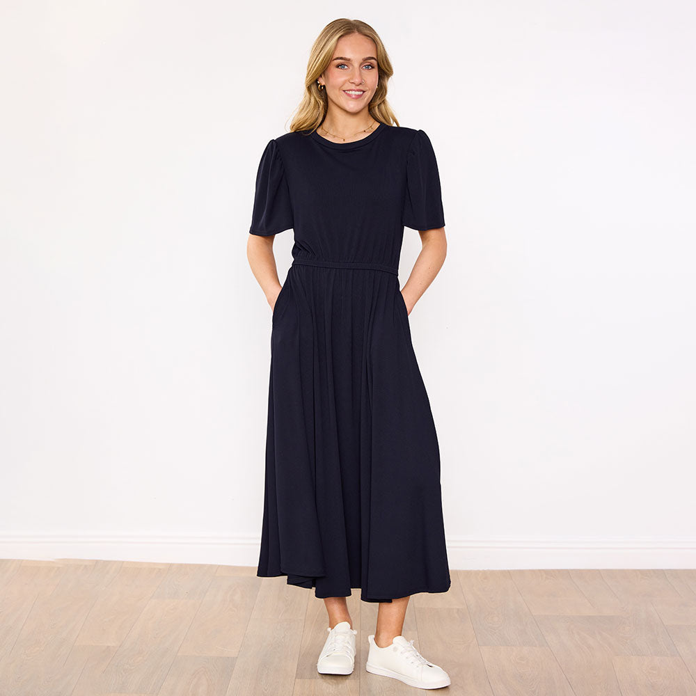 Eilish Dress (Navy)