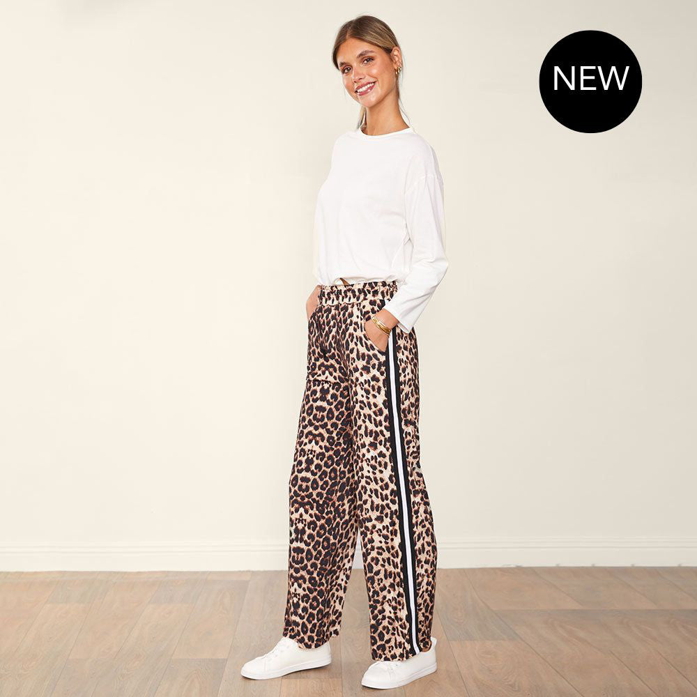 Eliza Joggers Leopard with stripes