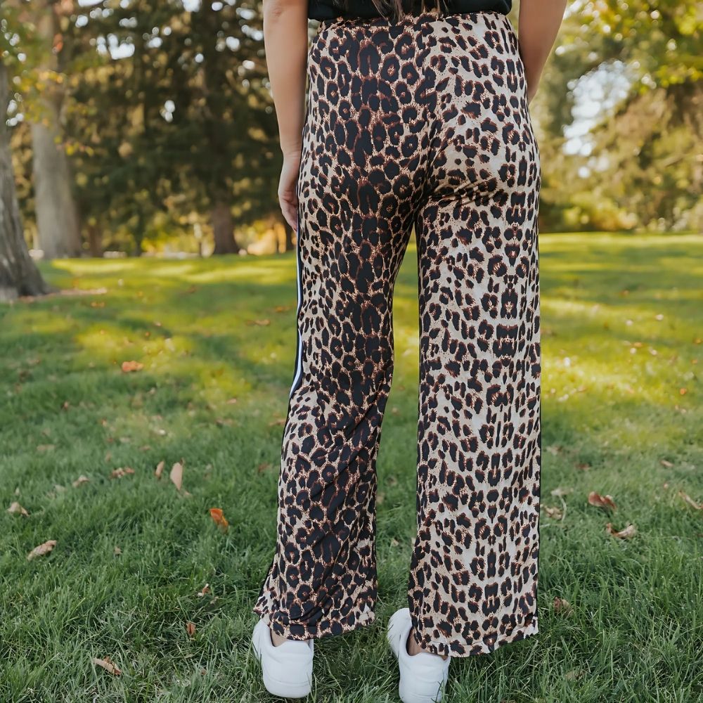 Eliza Joggers (Leopard with stripes)