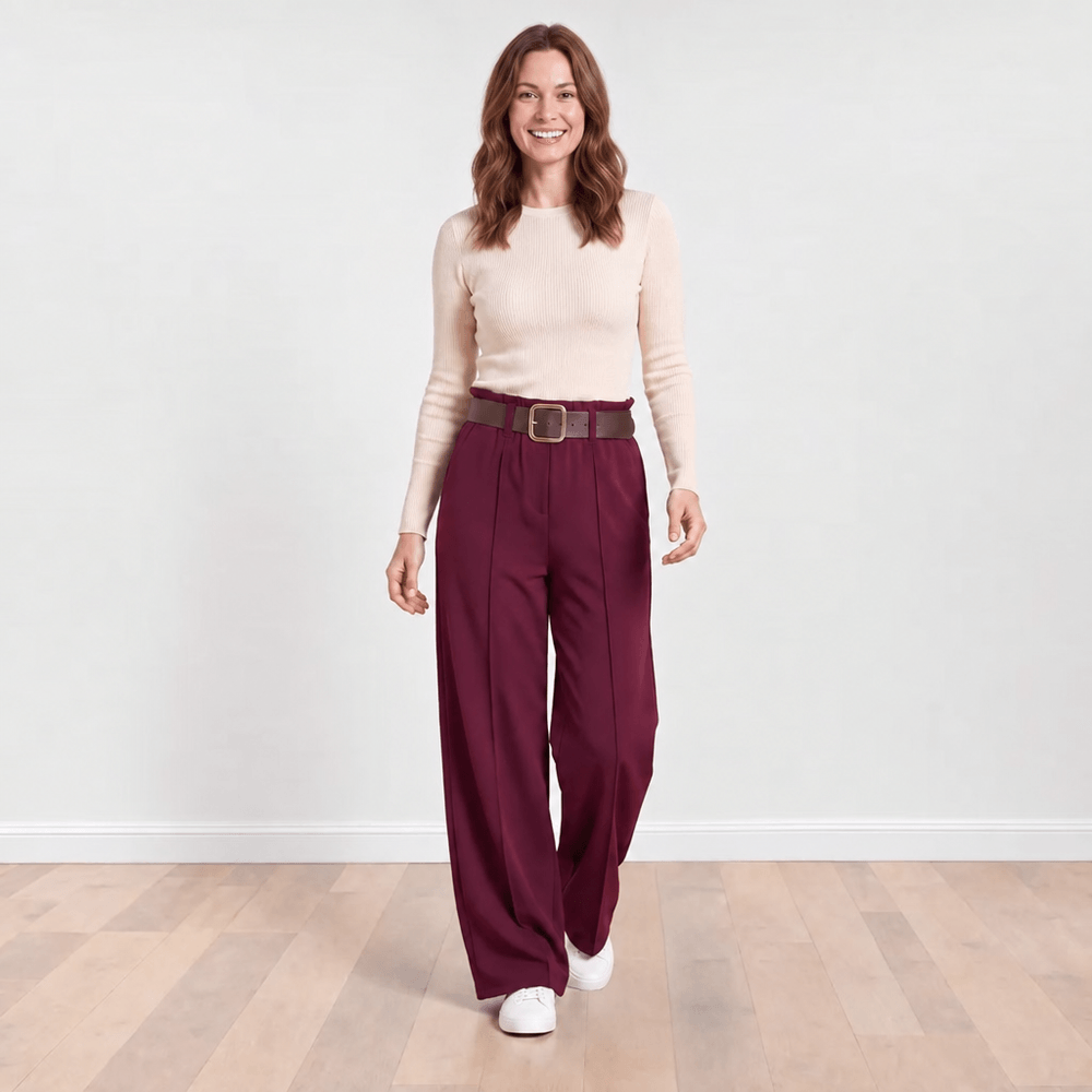 Ellana Trousers (Wine)