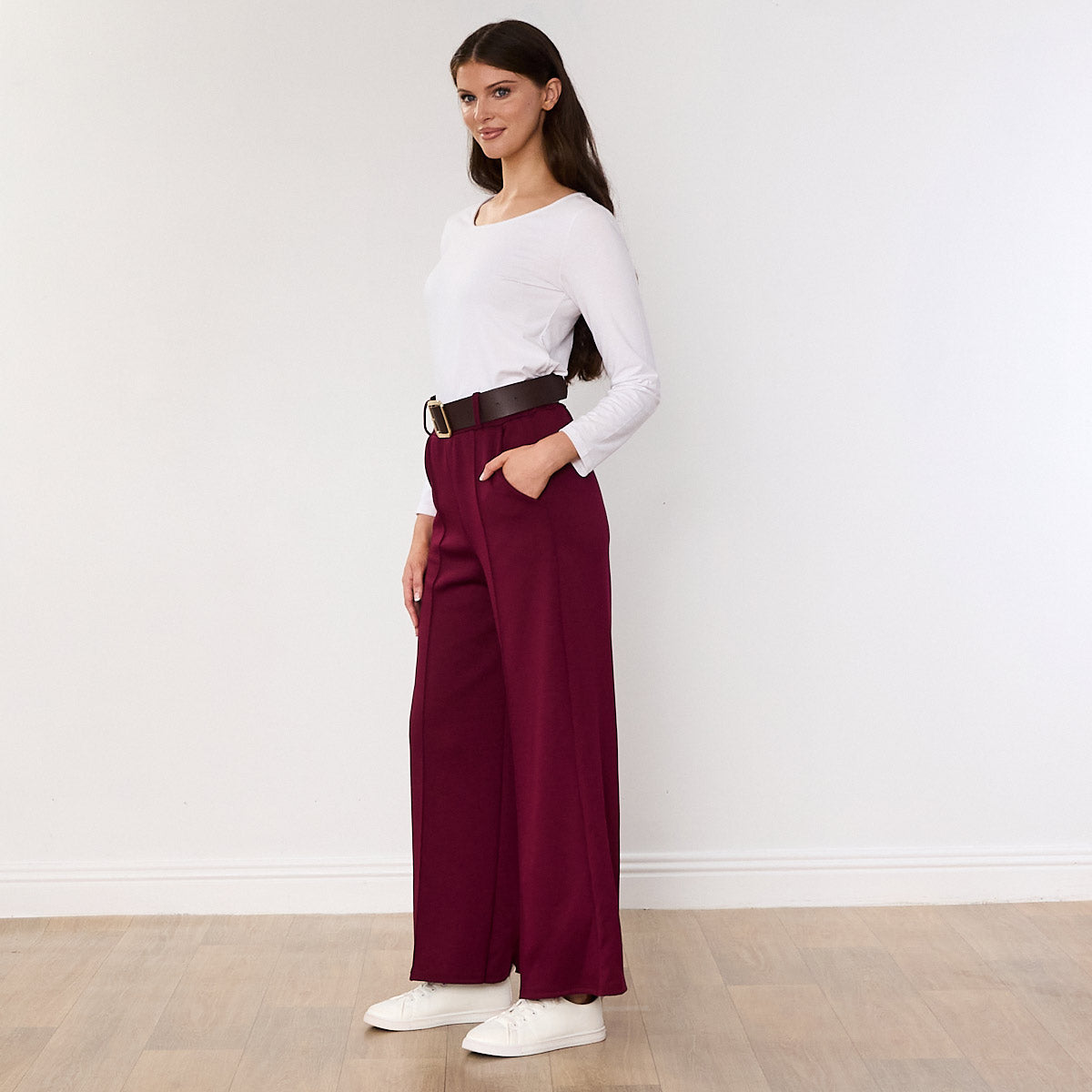 Ellana Trousers (Wine)