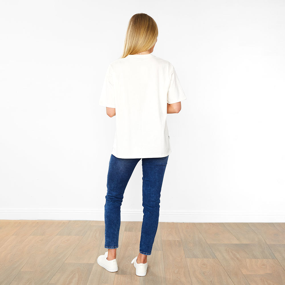 Tessa Trousers  (Green Grid) + Elle Top (cream) (2 for €53)
