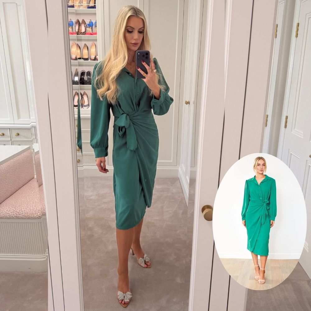 Emerson Wrap Dress (Green)