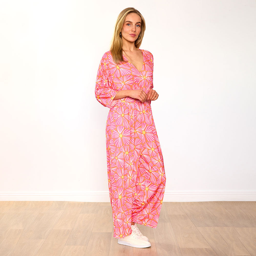 Ester Jumpsuit (Pink Bloom)