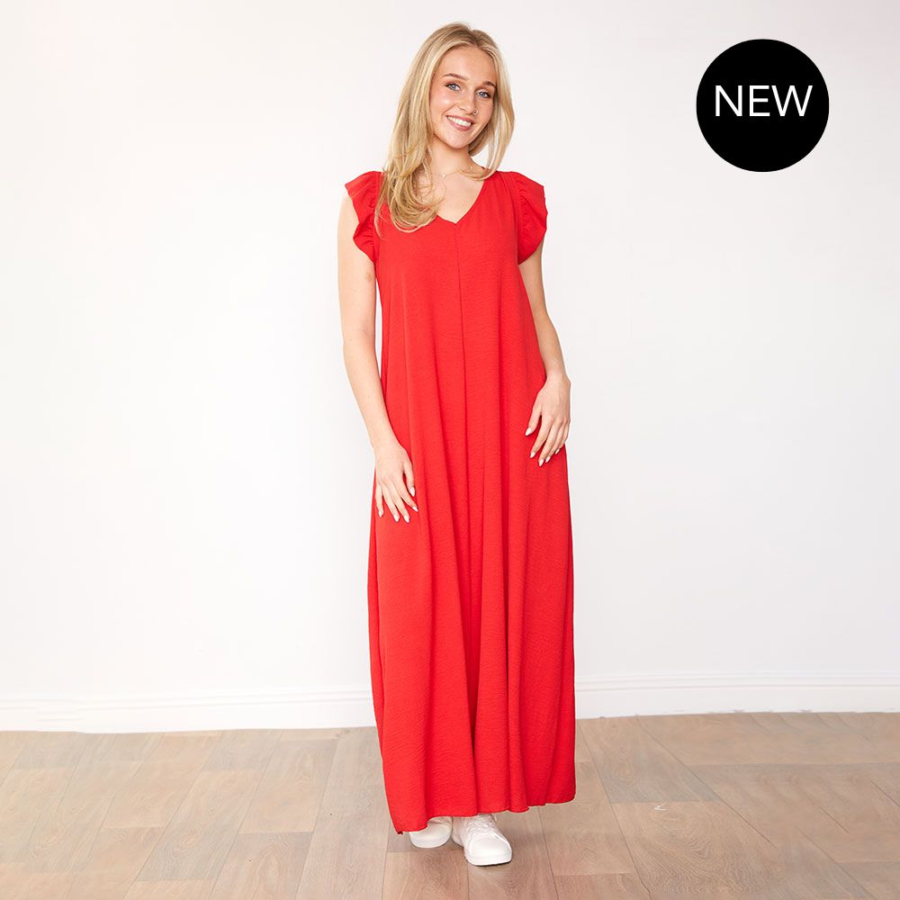 Avery Jumpsuit (Red)