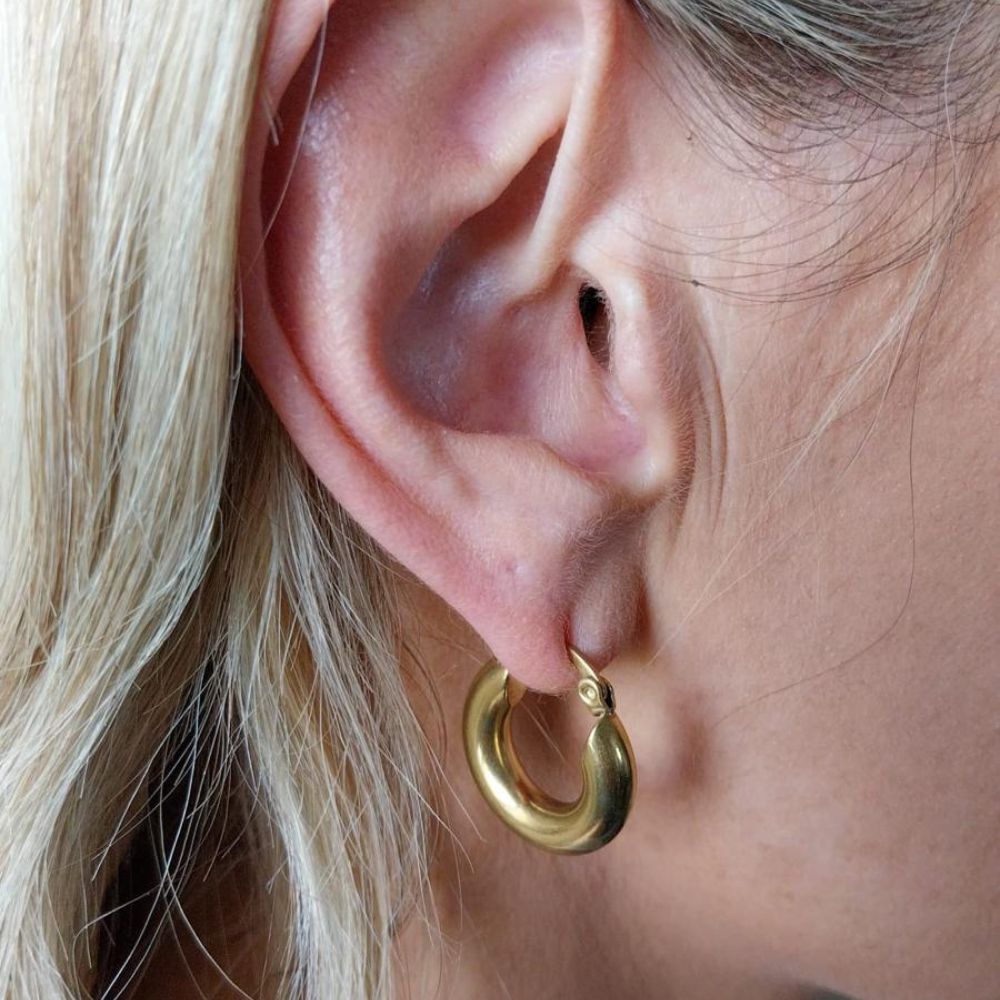 Hoop Earrings (Gold)