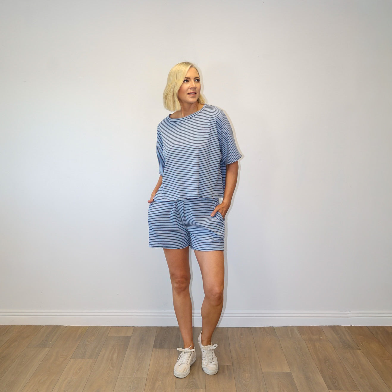 Felicity Co-ord (Blue/Brown)
