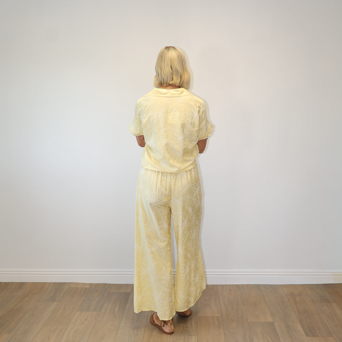 Flora Top (Yellow Floral)
