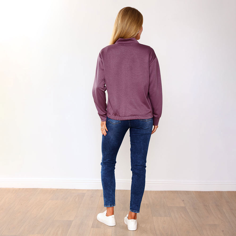 Flynn Bomber Jacket (Mauve)