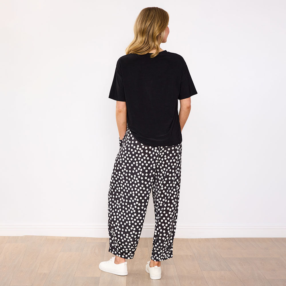 Fraya Co-Ord (Black/Polka Dot)