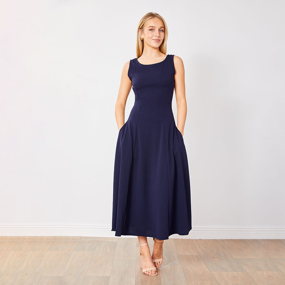 Hollie Dress (Navy)