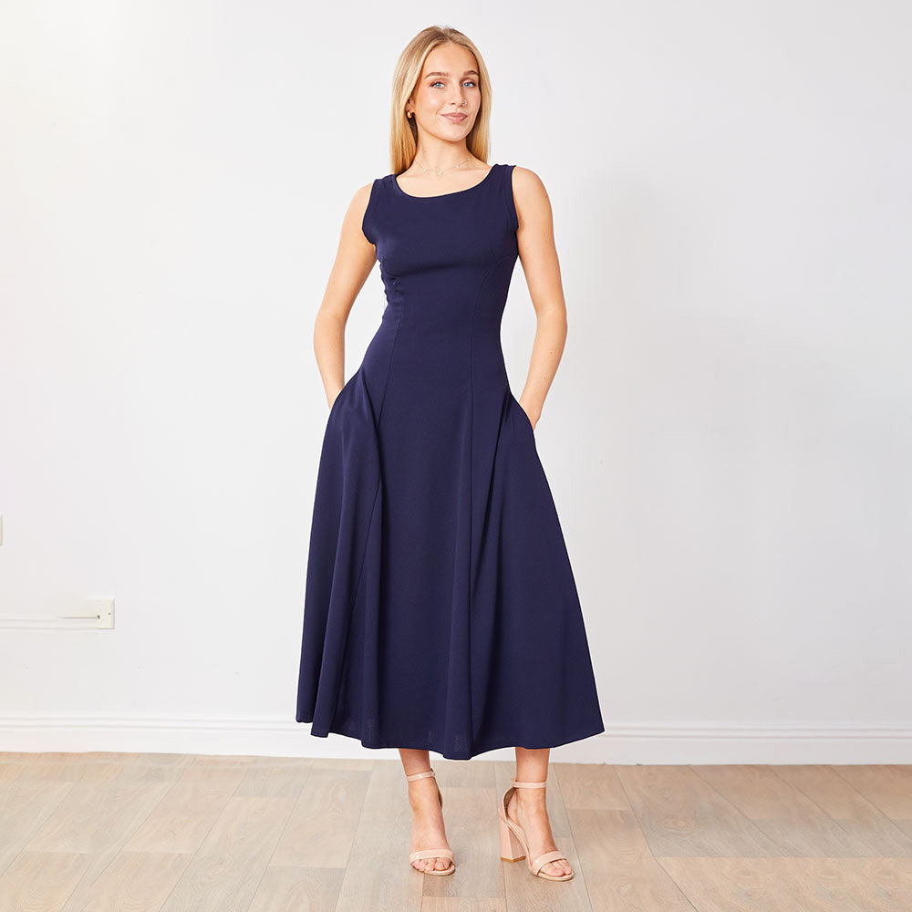 Hollie Dress (Navy)