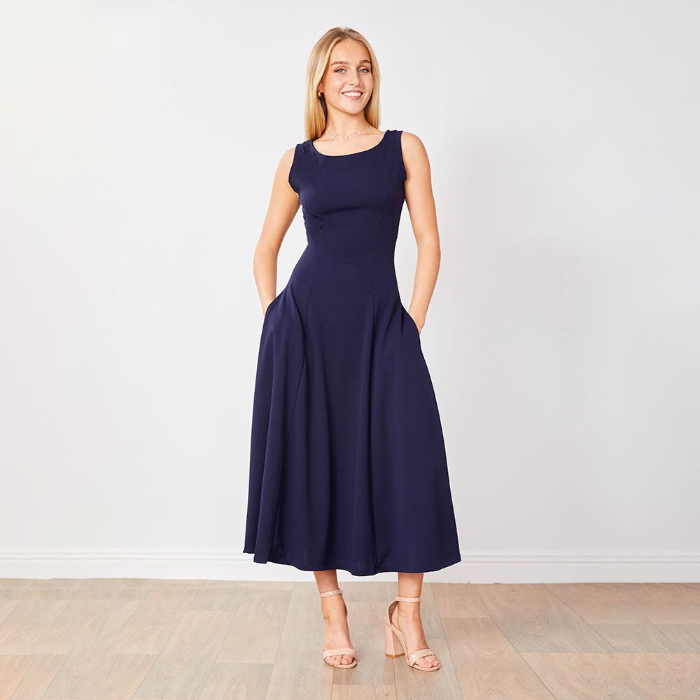 Hollie Dress (Navy)