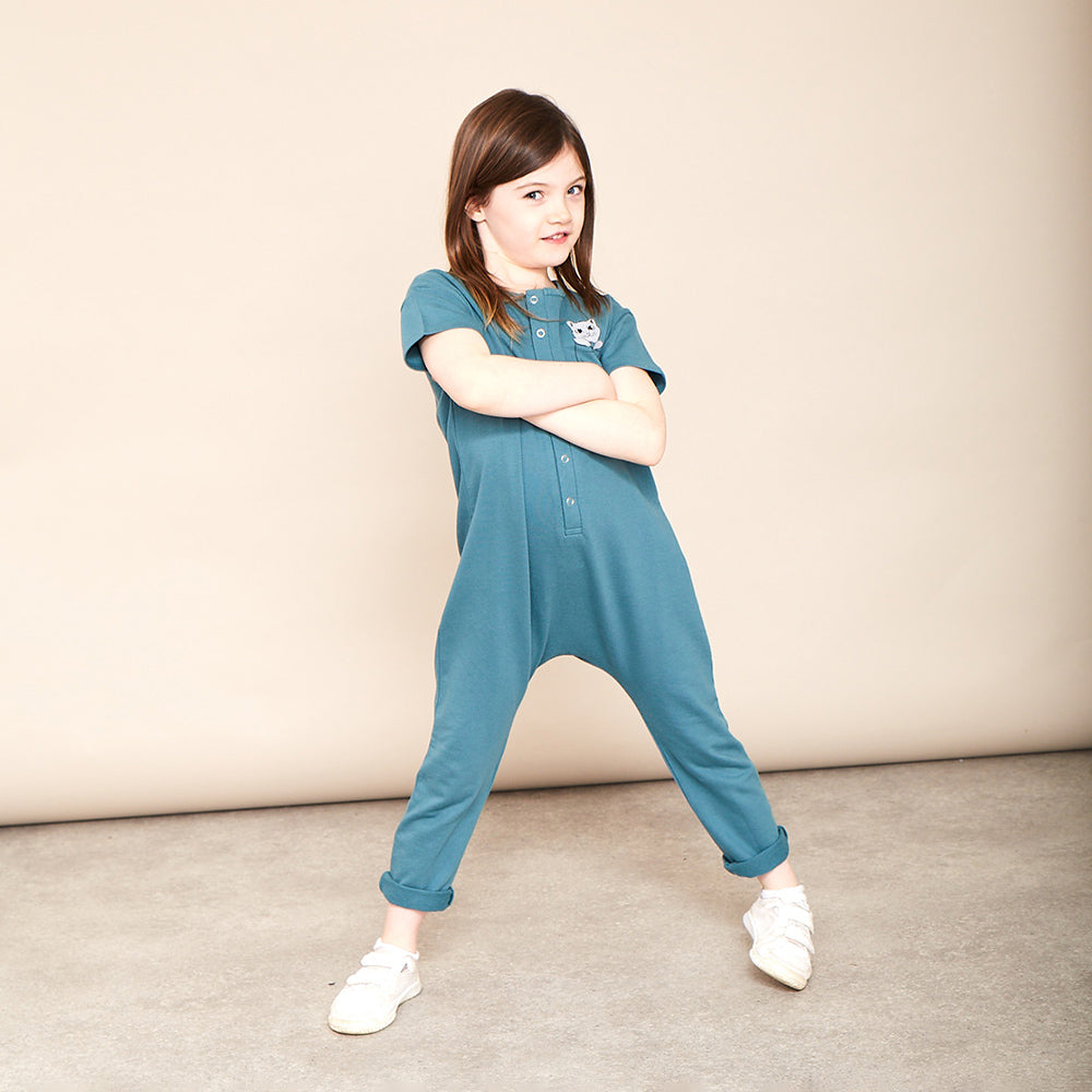 Kenzie Jumpsuit Black & Teal (2 for €35)