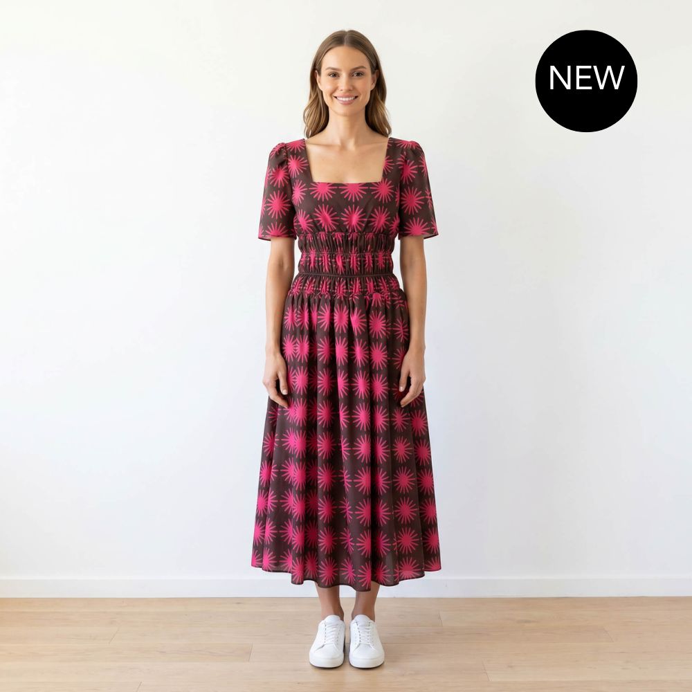 Iris Dress (Pink Sun)