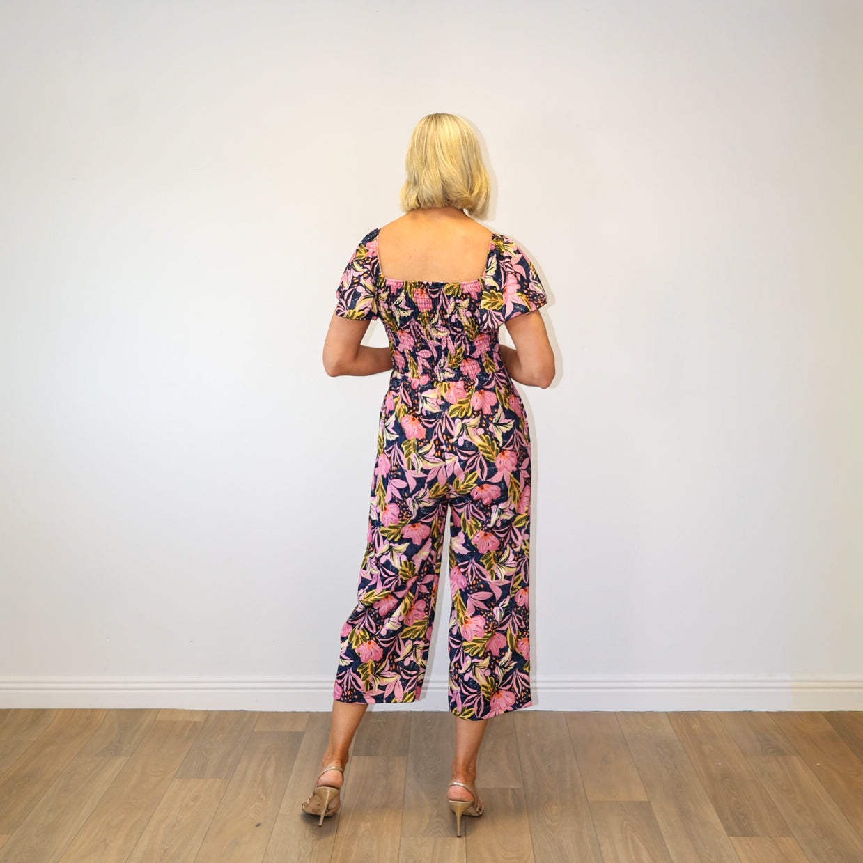 Ivan Jumpsuit Midnight Bloom Lavender