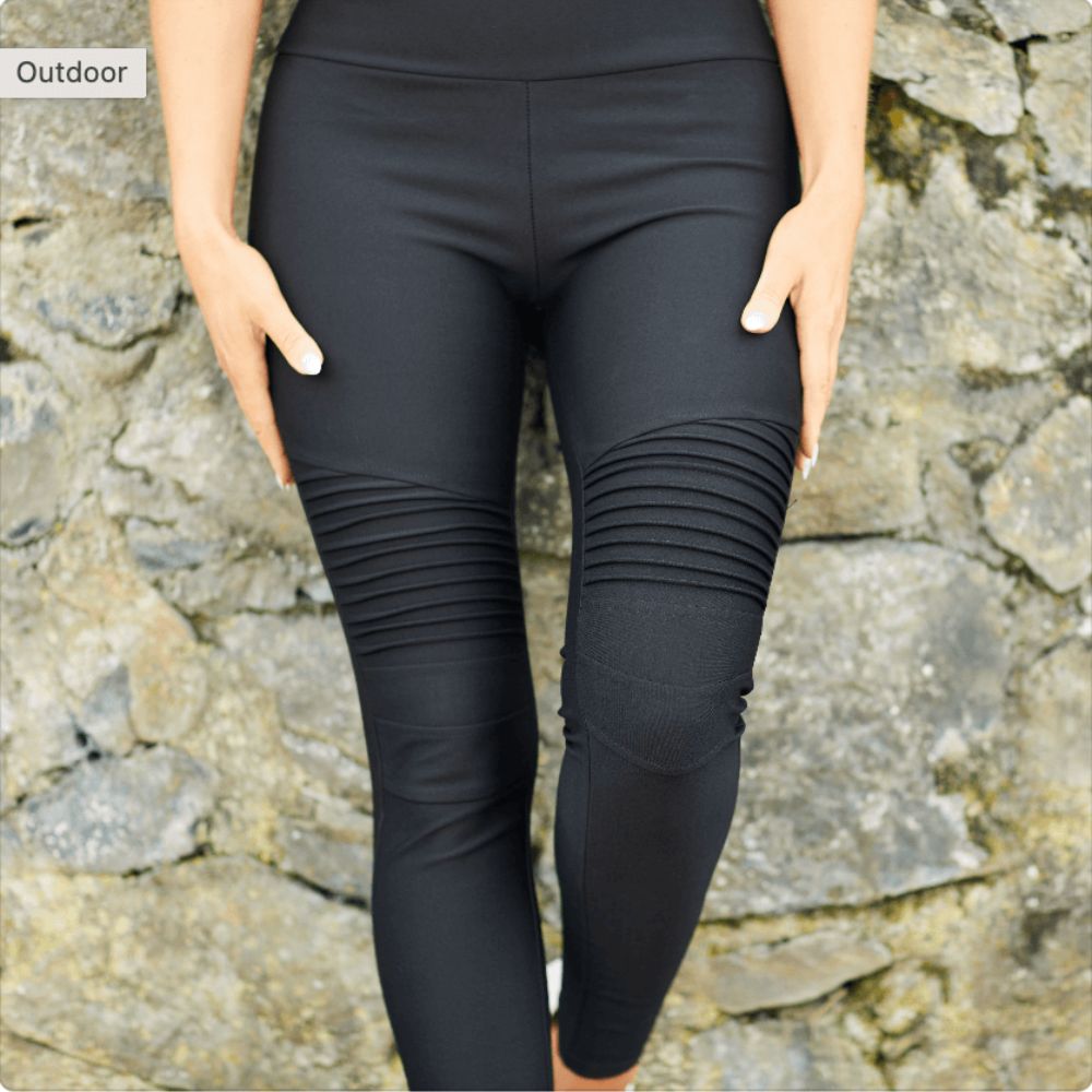 Jade Biker Spandex Legging (Black)