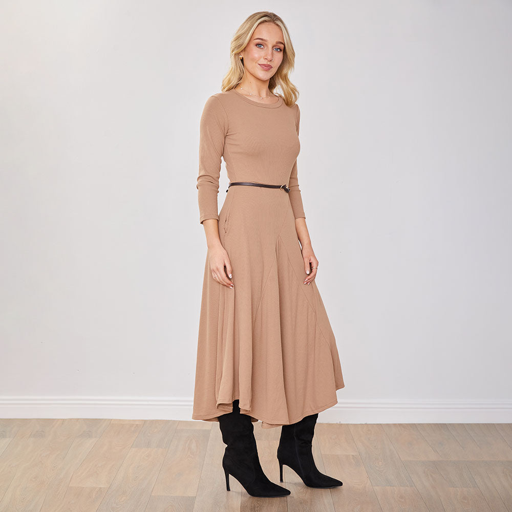 Jessie Dress (Tan)