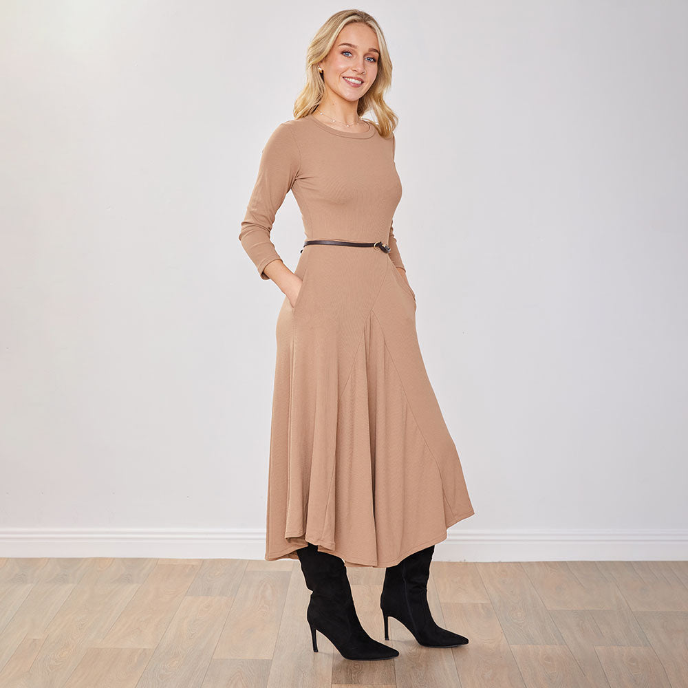 Jessie Dress (Tan)