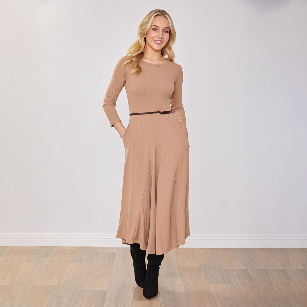 Jessie Dress (Tan)