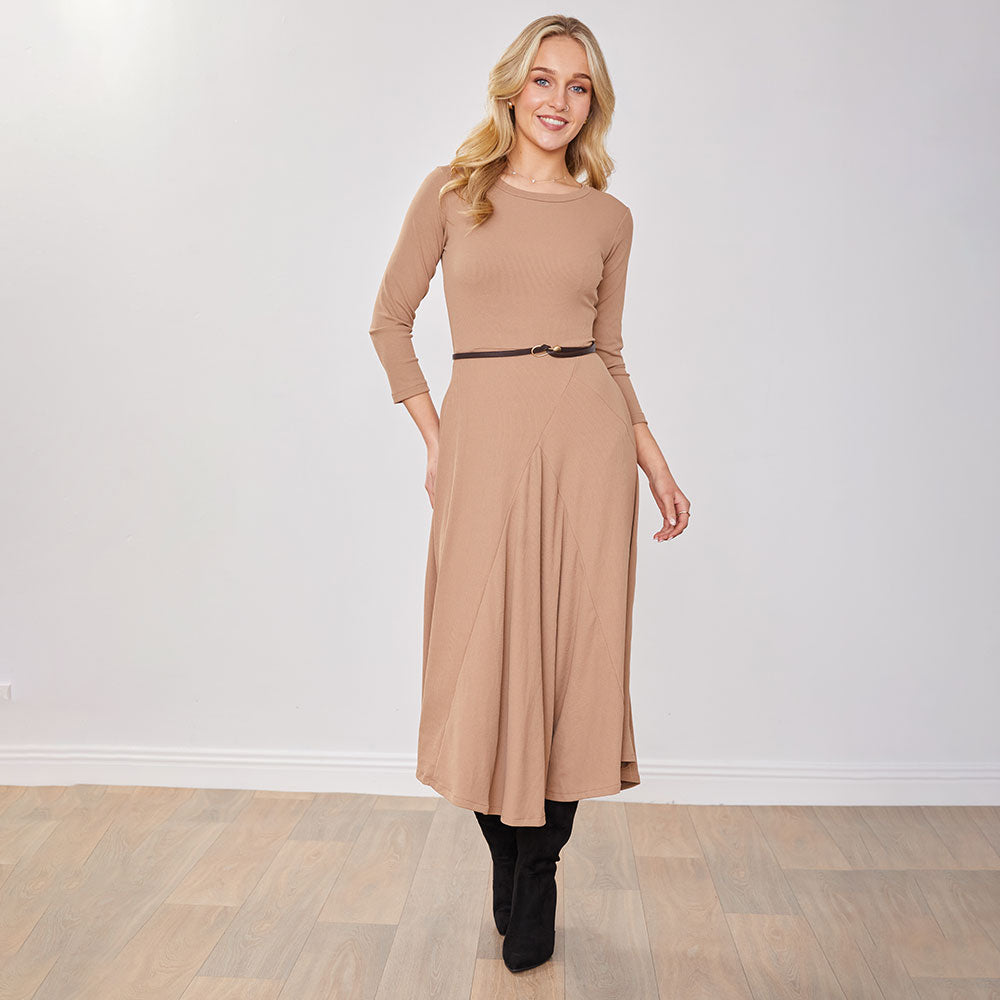 Jessie Dress (Tan)