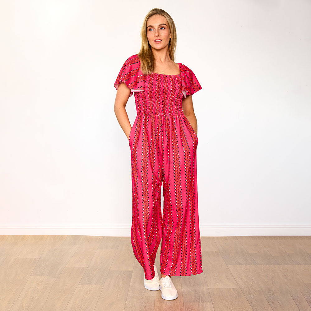 Mara Jumpsuit (Berry)