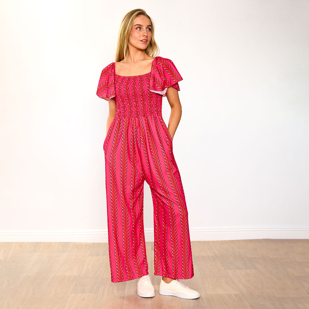Mara Jumpsuit (Berry)