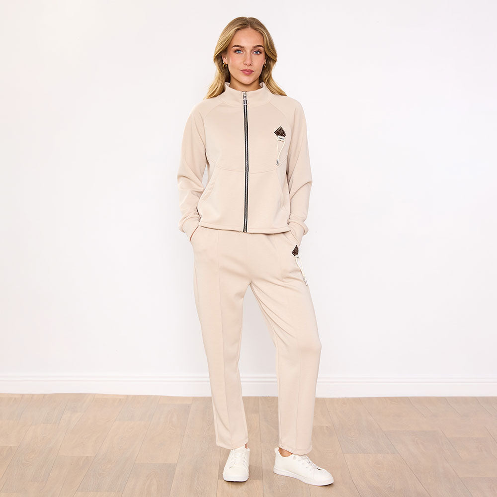 Katey Tracksuit in cream – women's tracksuit – view 6